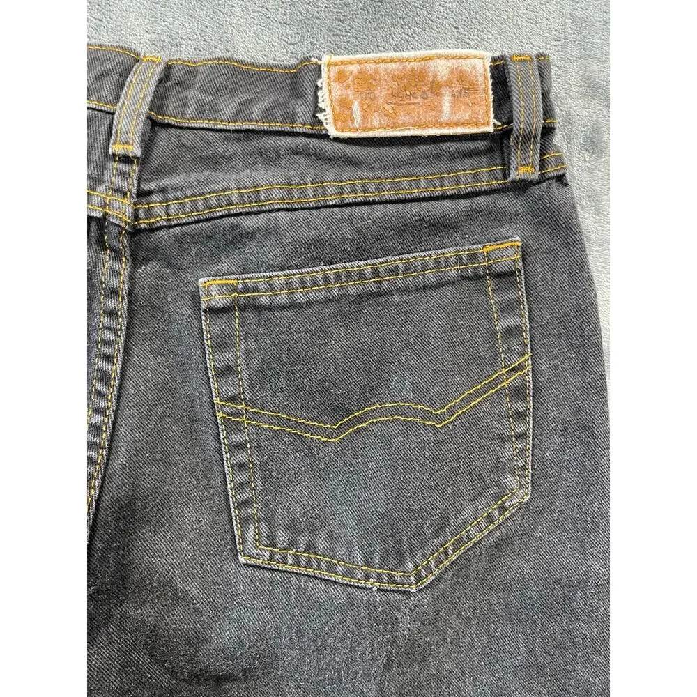 Vintage 90s Todd Oldham Eazy Jeans Dark Wash Relaxed Straight Leg 32x32 EUC